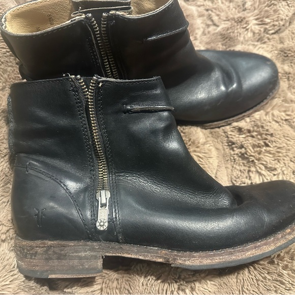 Frye-Black Leather Boots - Picture 3 of 9